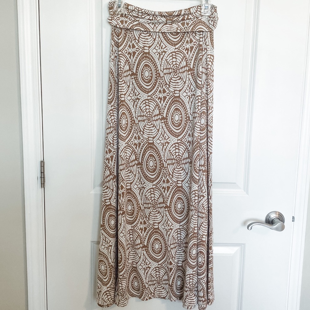 Aztec print Maxi skirt
